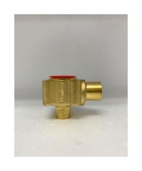 Picture of DANFOSS VALVE BODY 067B-4009 (TE5) 1/2" X 5/8" ODF X ODF SOLDER ANGLEWAY