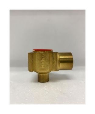 Picture of DANFOSS VALVE BODY 067B-4010 (TE5) 1/2" X 7/8" ODF X ODF SOLDER ANGLEWAY