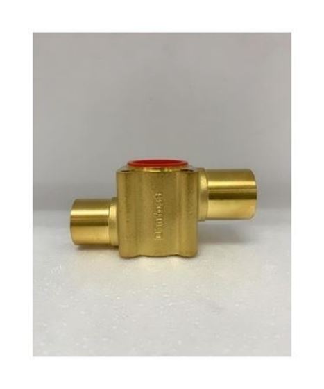 Picture of DANFOSS VALVE BODY 067B-4021 (TE12/TE20) 7/8" X 1 1/8" ODF X ODM SOLDER STRAIGHTWAY