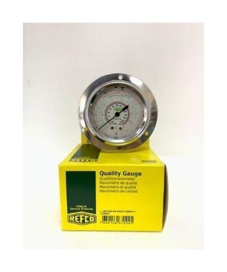 Picture of MR-205-DS-MULTI-16 BAR REFCO LOW SIDE OIL PRESSURE GAUGE (BACK CONN)