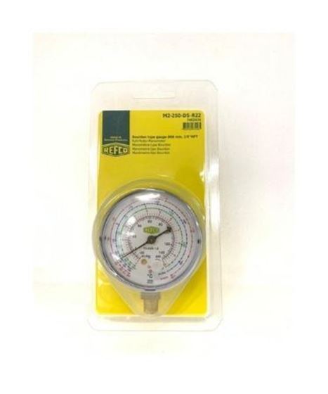 Picture of M2-250-DS-R22 REFCO LOW SIDE PRESSURE GAUGE (BOTTOM CONN)