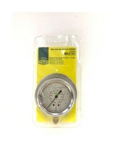 Picture of MR-306-DS-R134A REFCO HIGH OIL PRESSURE GAUGE (BOTTOM CONN)