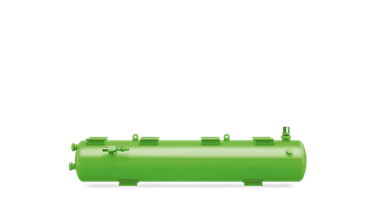 Picture of F 1052T BITZER HORIZONTAL LIQUID RECEIVERS C/W ARV